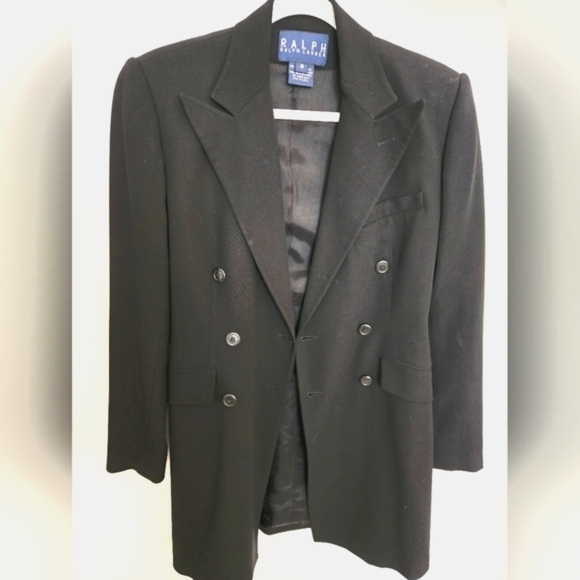 Ralph Lauren Jackets & Blazers - Ralph Lauren Vintage long black blazer preppy classic designer | 4